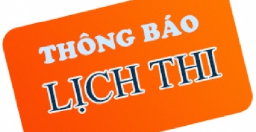 Lịch thi các lớp Đại học chính quy khóa 8,9 và các lớp liên thông VLVH khóa 9, 10, học kỳ I: Năm học 2020-2021